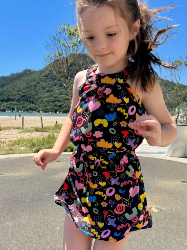 VESTIDO GOLA NUVENS E CORAÇÕES - Imagem 6