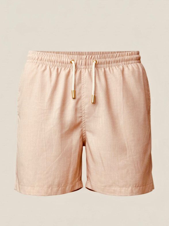 SHORT ELASTIC LINHO PRINT AREIA