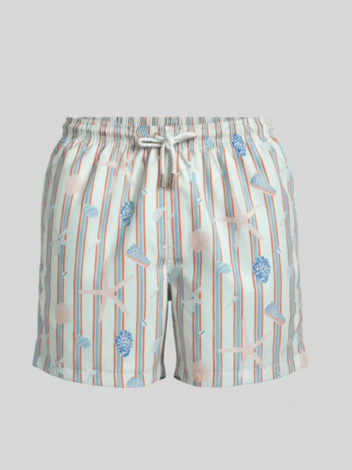 SHORTS ELASTIC LINHO LISTRA MARITIMA