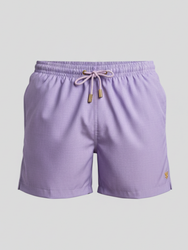 SHORTS LINHO PRINT ROXO
