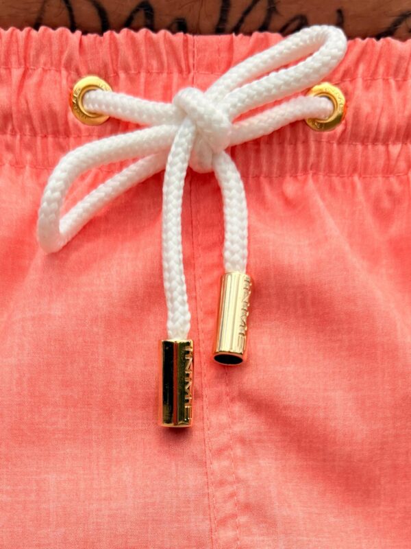 Alternative view of SHORT ELASTIC LINHO PRINT CORAL