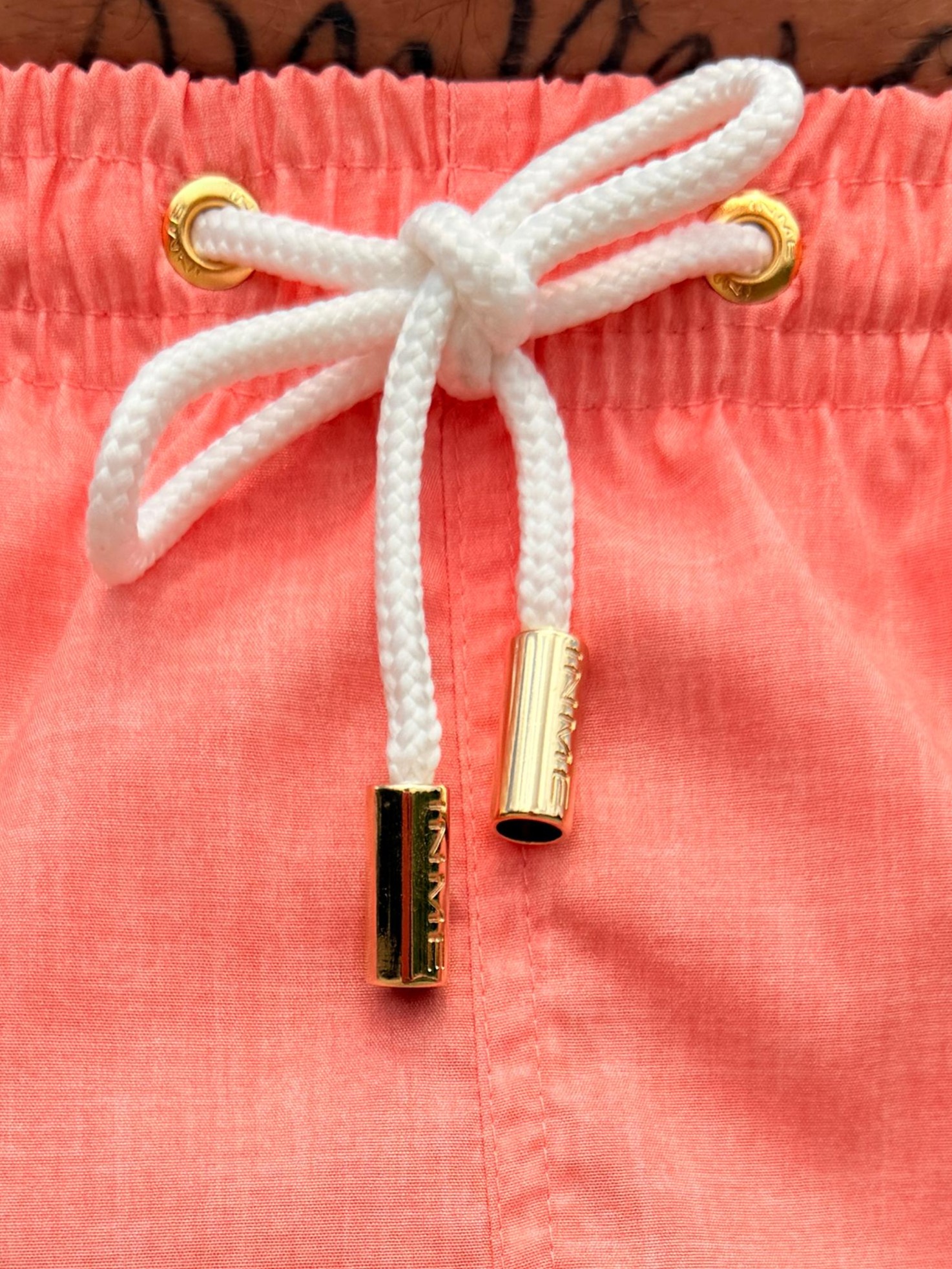 SHORT ELASTIC LINHO PRINT CORAL - Imagem 2