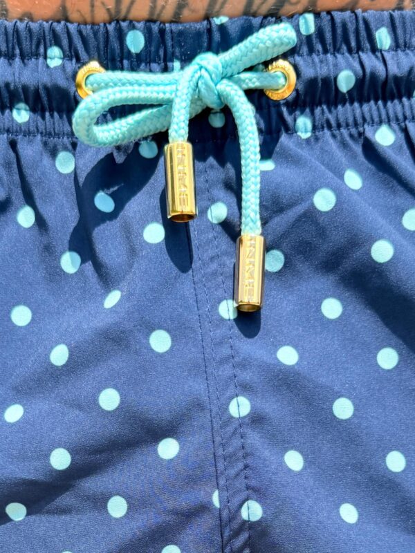 Alternative view of SHORTS ELASTIC POA MINT NAVY