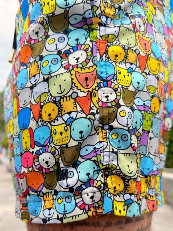Alternative view of SHORTS CABEÇA ANIMAIS
