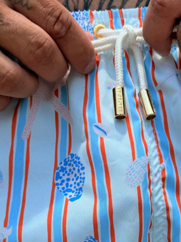 Alternative view of SHORTS ELASTIC LINHO LISTRA MARITIMA