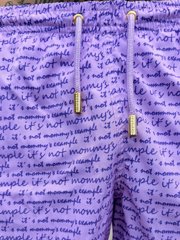 Alternative view of SHORTS ELASTIC ITS NOT ROSA E ROXO