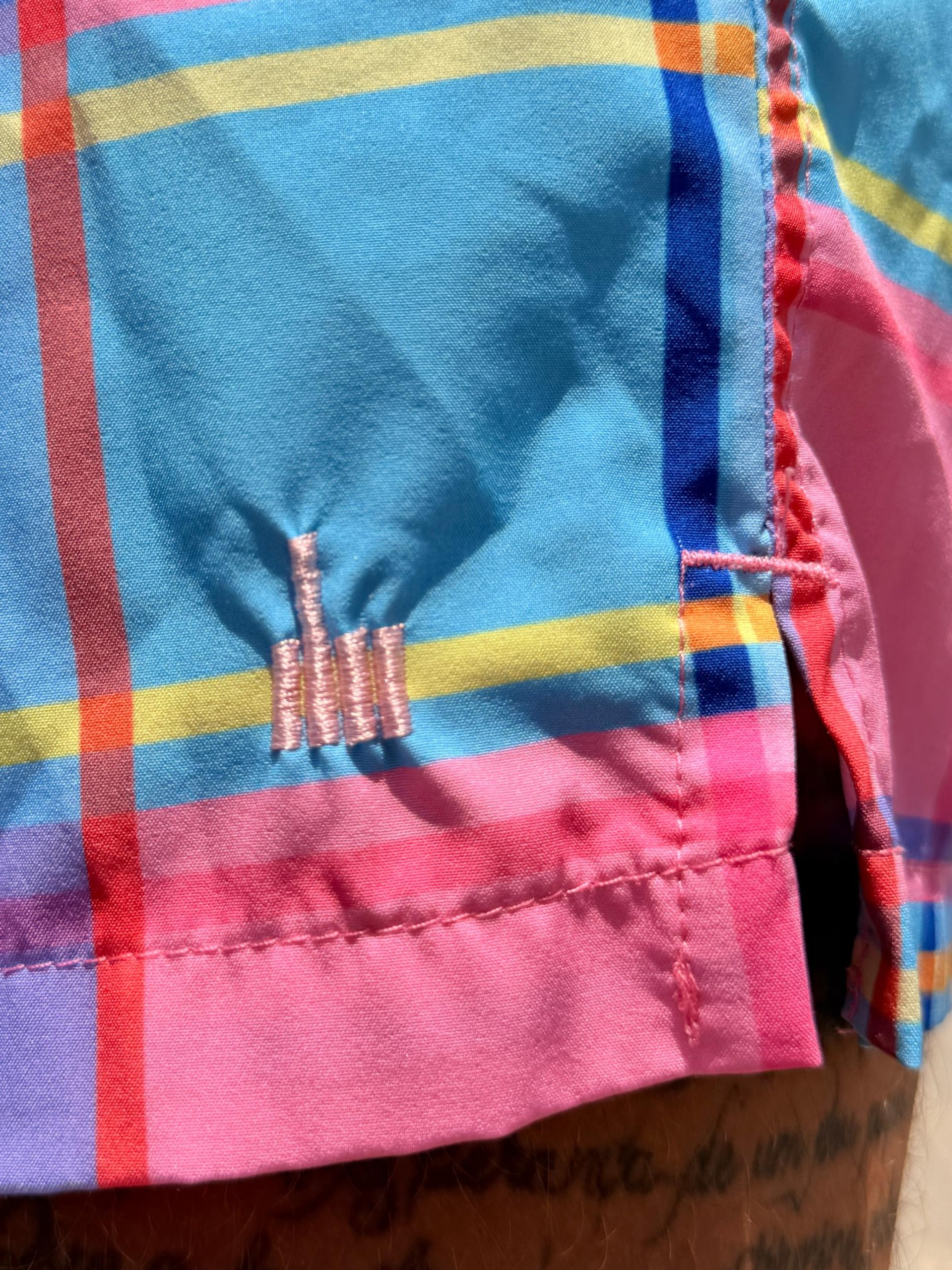 SHORTS ELASTIC XADREZ COLORS CANDY - Imagem 3