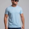 CAMISETA UNISSEX BÁSICA AZUL CLARO