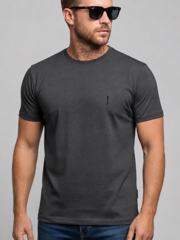 CAMISETA UNISSEX BÁSICA CINZA