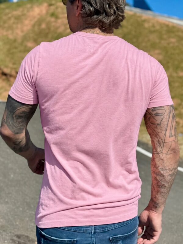 Alternative view of CAMISETA UNISSEX BÁSICA ROSE